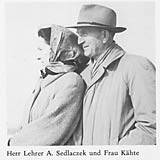 Herr Lehrer A. Sedlaczek und Frau Käthe